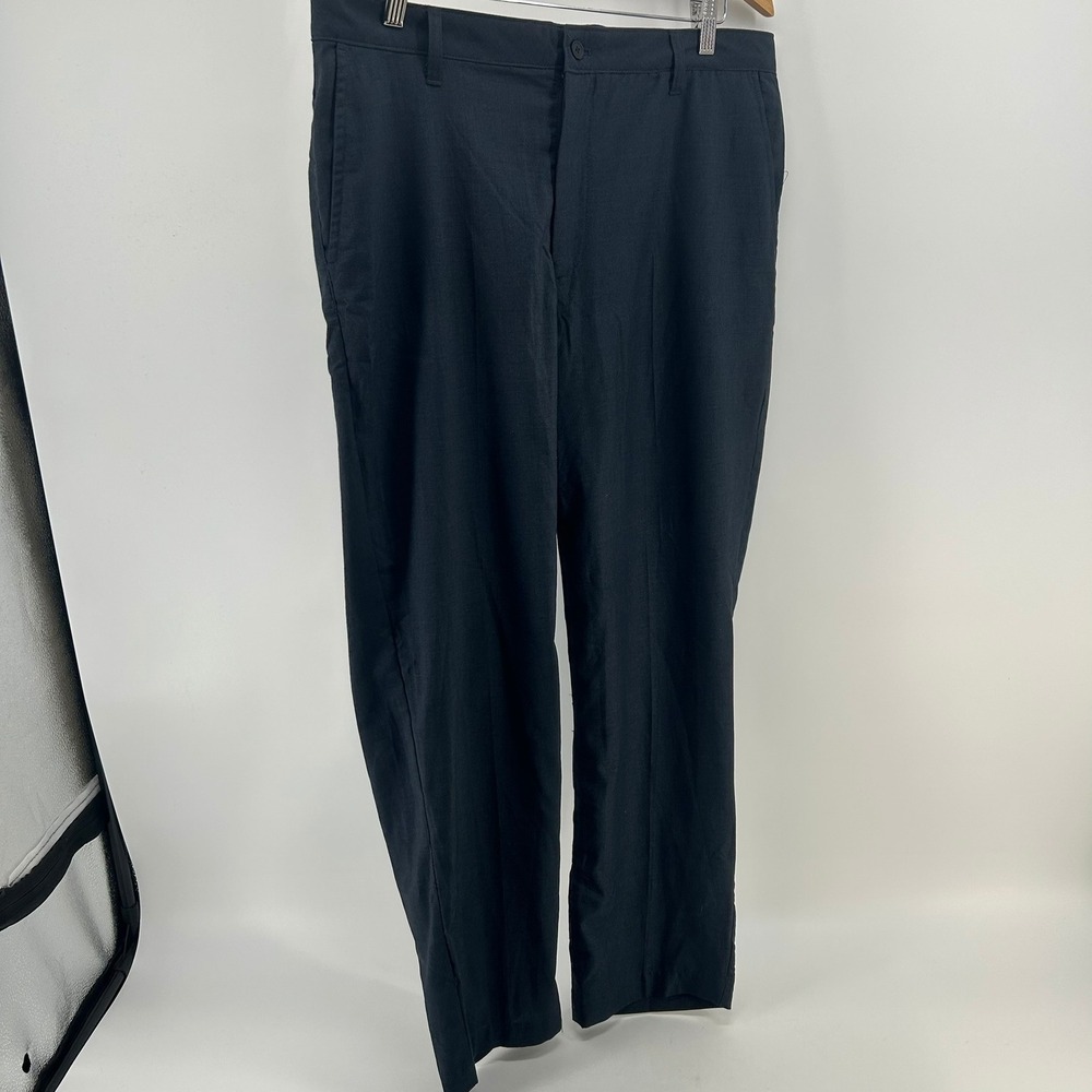 Ted Baker Mens Straight Fit Navy Blue Dress Pants Straight Leg 32x28 NWT - Picture 3 of 4
